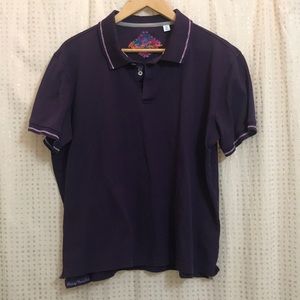 Purple Robert Graham Polo.